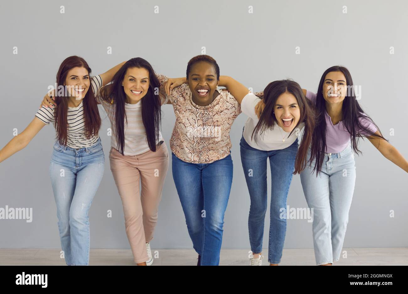 Multiracial group of women studio hi-res stock photography and images ...