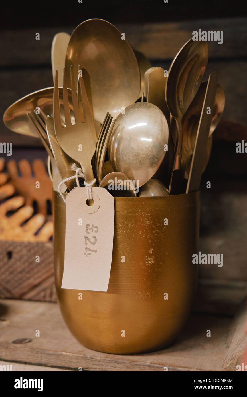 Old cutlery for sale hi-res stock photography and images - Alamy