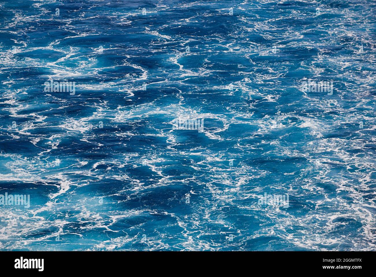 Blue sea background. Vessel ocean wake. Marine waves Stock Photo - Alamy