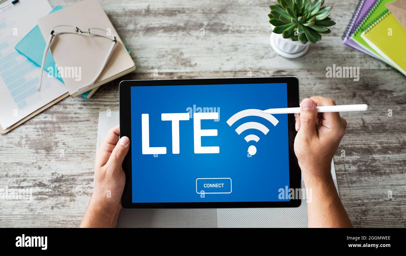 LTE, 4G, 5G Fast wireless connection, and