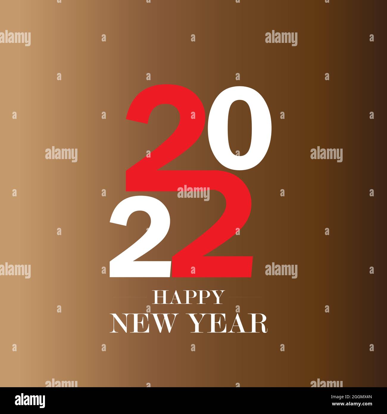 Happy New Year 2022 Vector DESIGN TEMPLATE Illustration Stock Vector 