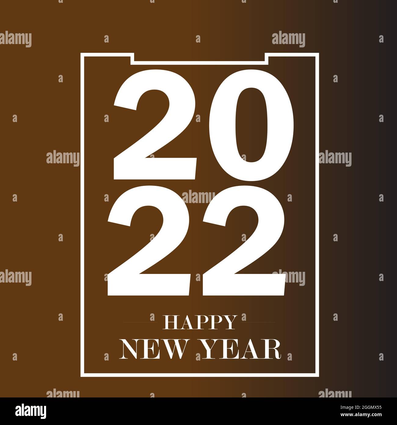 Happy New Year 2022 Vector DESIGN TEMPLATE Illustration Stock Vector 