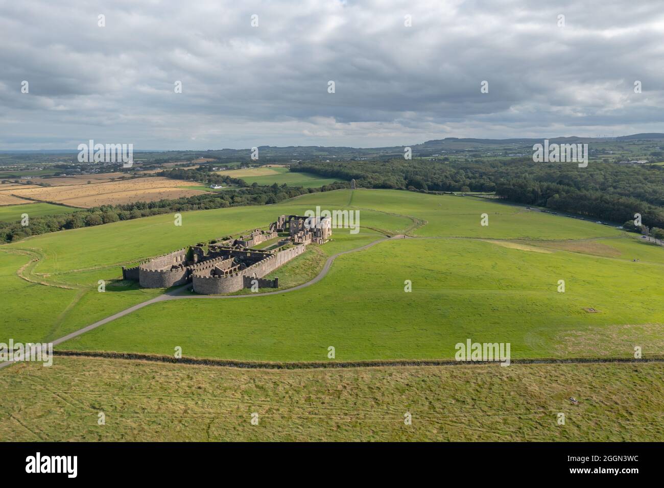 Mussenden Temple and Downhill Demesne Stock Photo