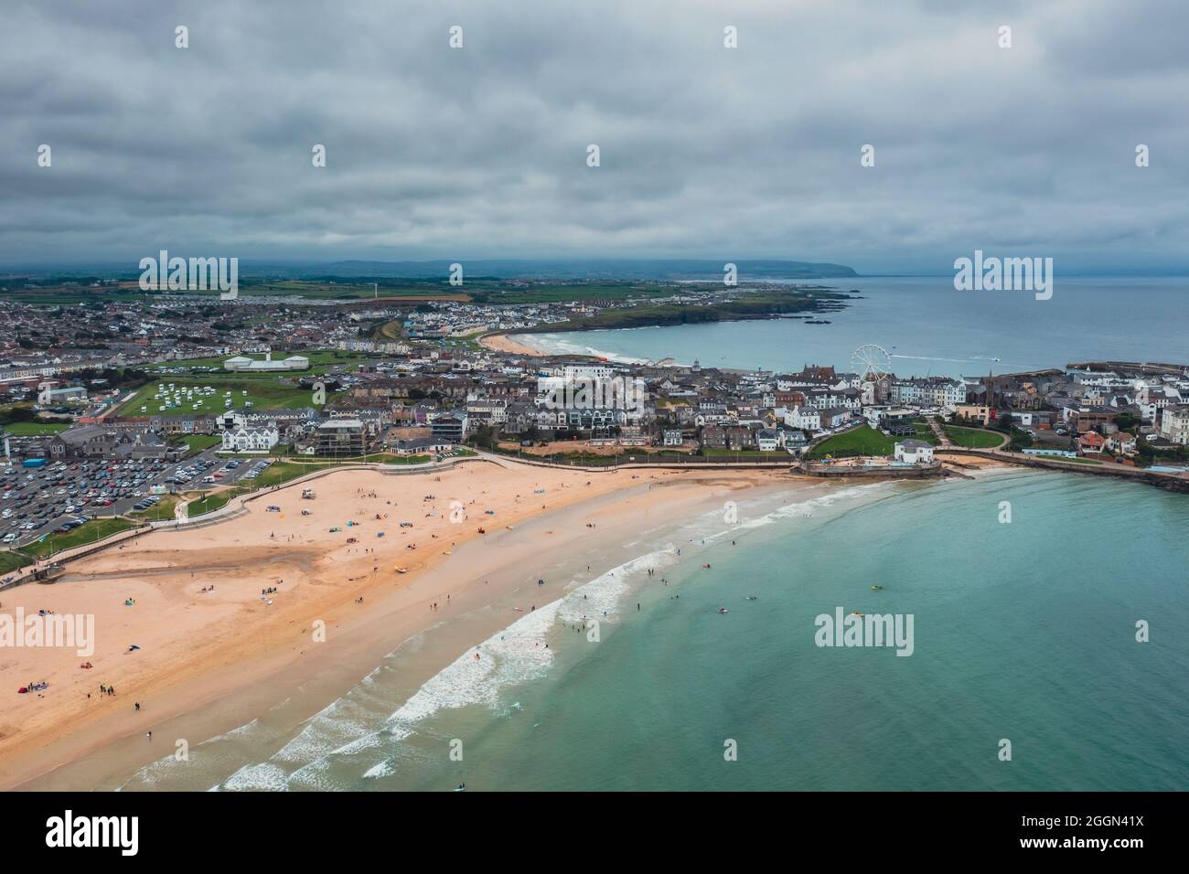 Portrush town in Northern Ireland Stock Photo