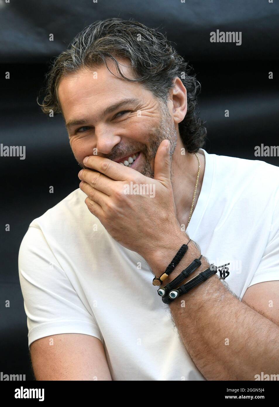 Czech ice hockey player Jaromir Jagr attends a press conference on plans  and news for the academic year 2021-2022, on September 2, 2021, in Prague,  Czech Republic. (CTK Photo/Michaela Rihova Stock Photo - Alamy