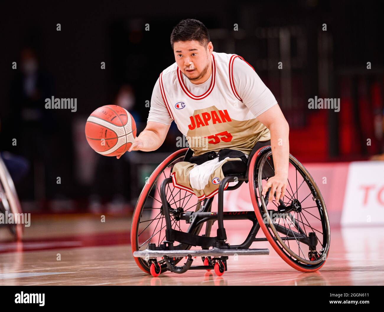 TOKYO, JAPAN. 01th Sep,2021. During Men's Wheelchair Basketball - Japan ...