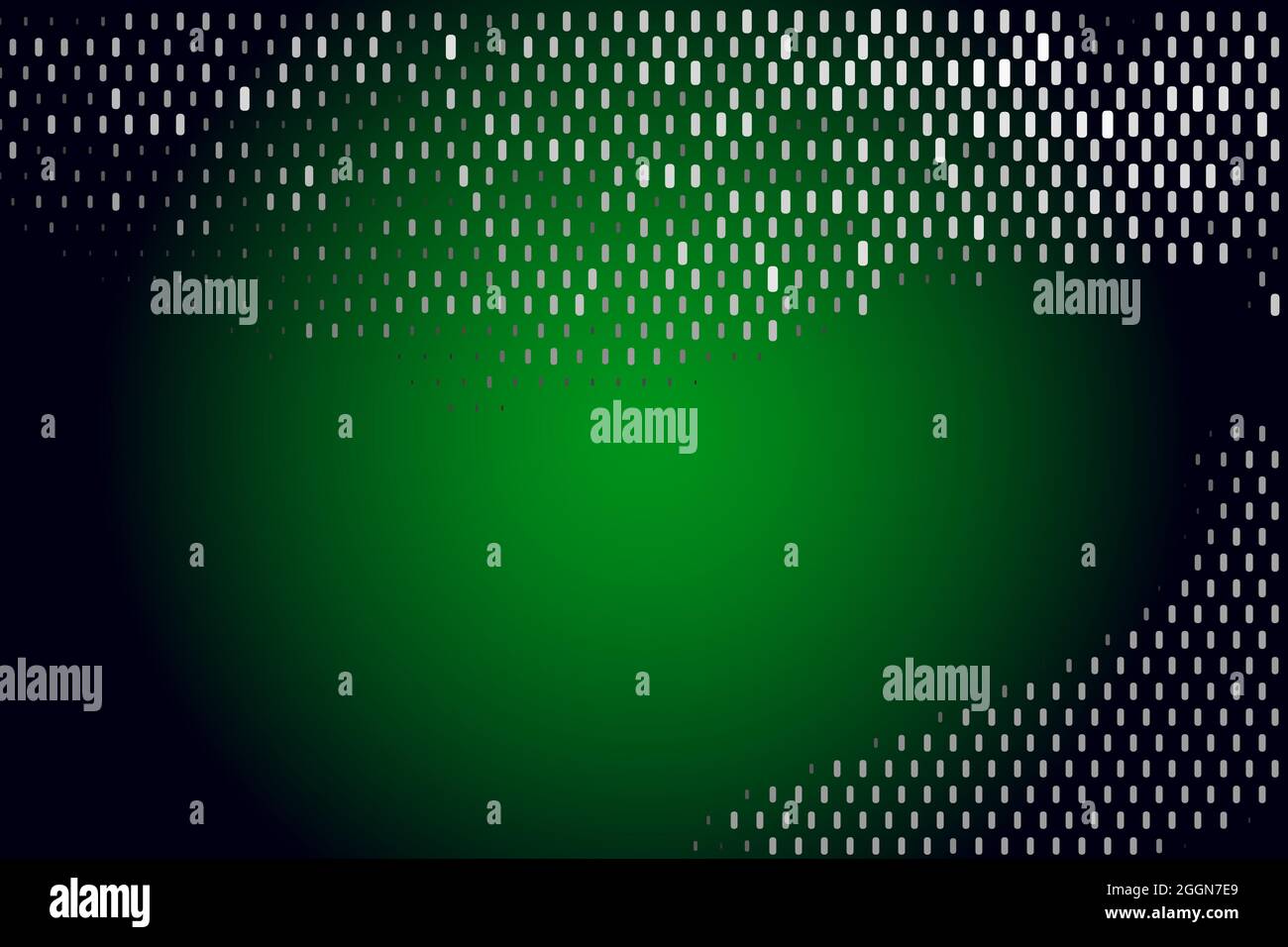 Abstract background with light elements. Green gradient background. Style with mosaic geometries Stock Vector