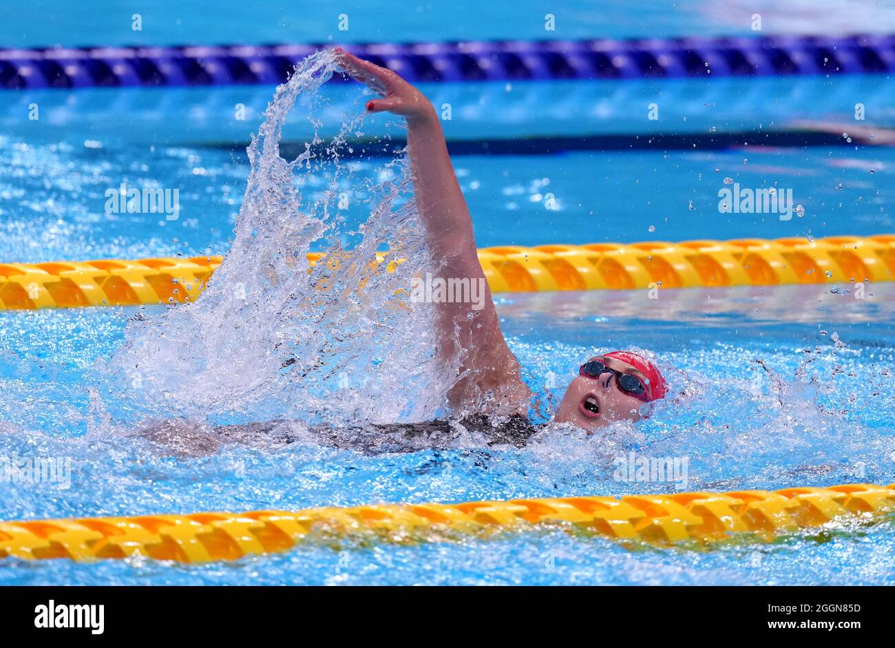 Great Britains Jessica Jane Applegate On The Way To Bronze In The Womens 100m Backstroke S14