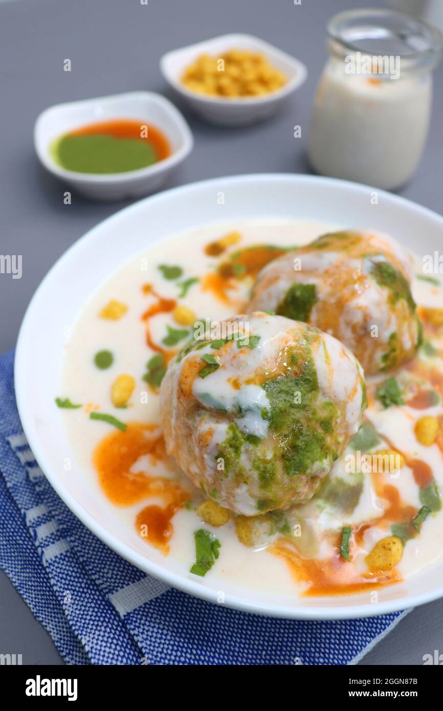Dahi Bhalla or Dahi Vada is a type of chaat dish from India. It is