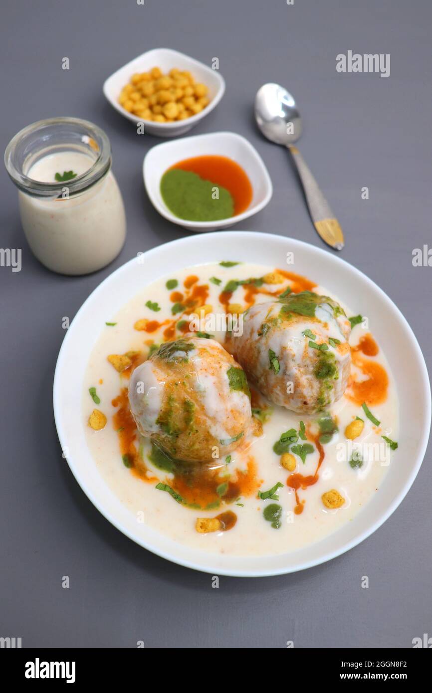 Dahi Bhalla or Dahi Vada is a type of chaat dish from India. It is
