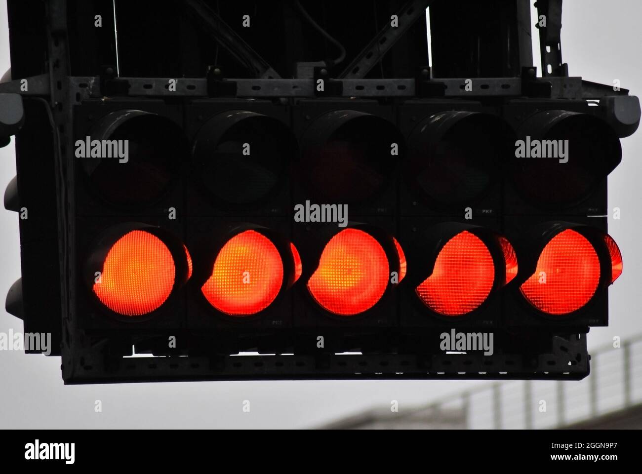 Formula one start lights hires stock photography and images Alamy