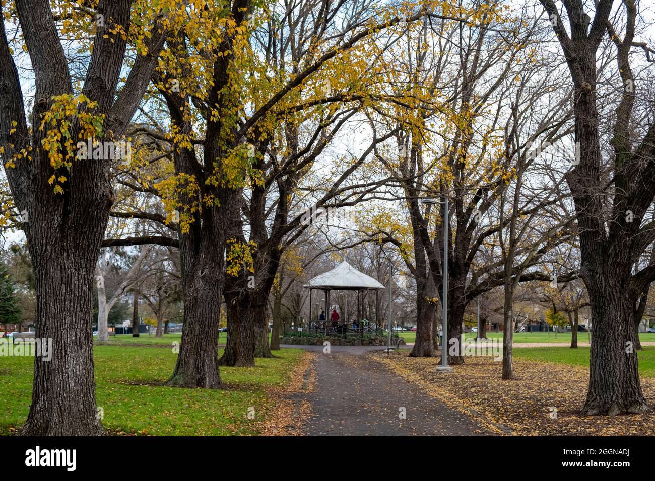 Darling Gardens Rotunda in Clifton Hill, Melbourne, Victoria, Australia Stock Photo