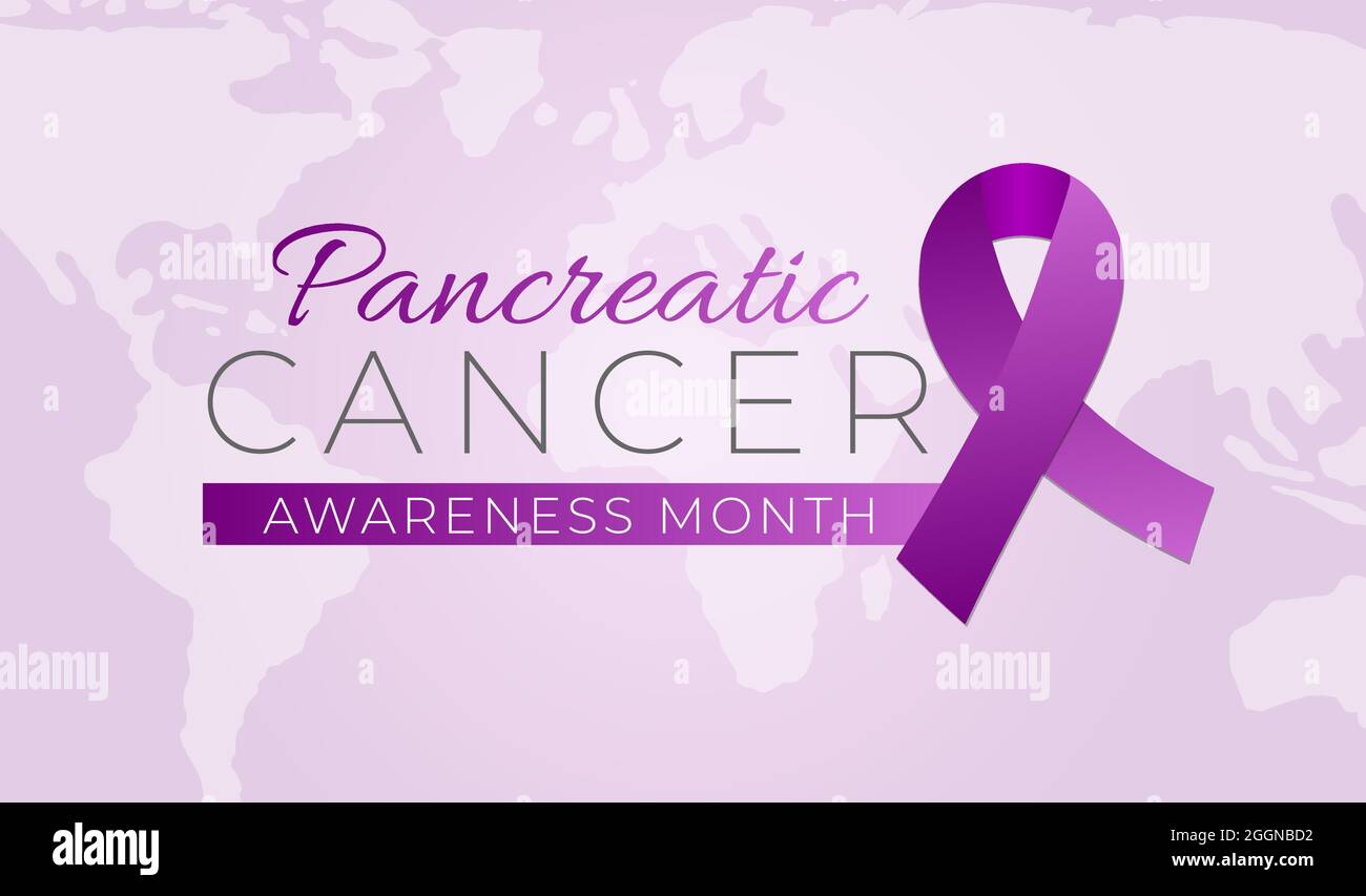 Pancreatic Cancer Awareness Month Background Illustration Stock Vector ...