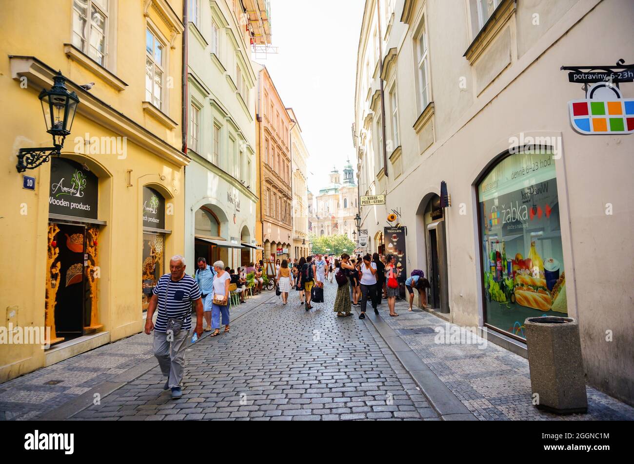 Czech grocery store exterior hi-res stock photography and images - Alamy