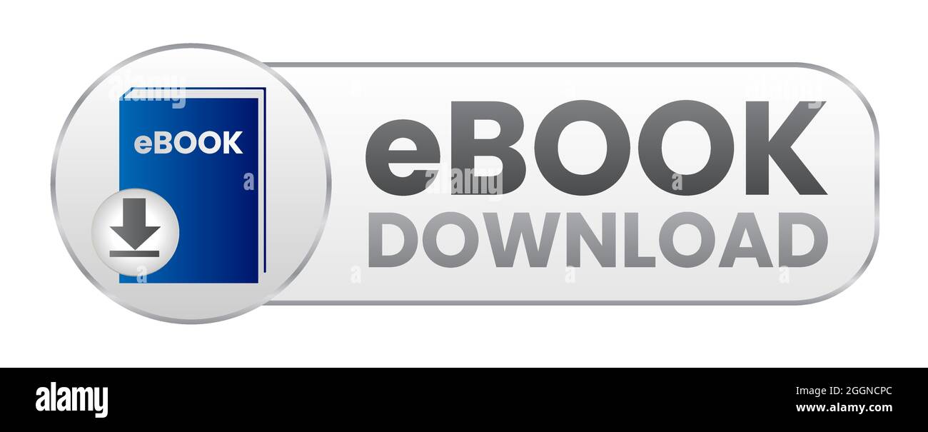 Ebook Download Button Stock Vector