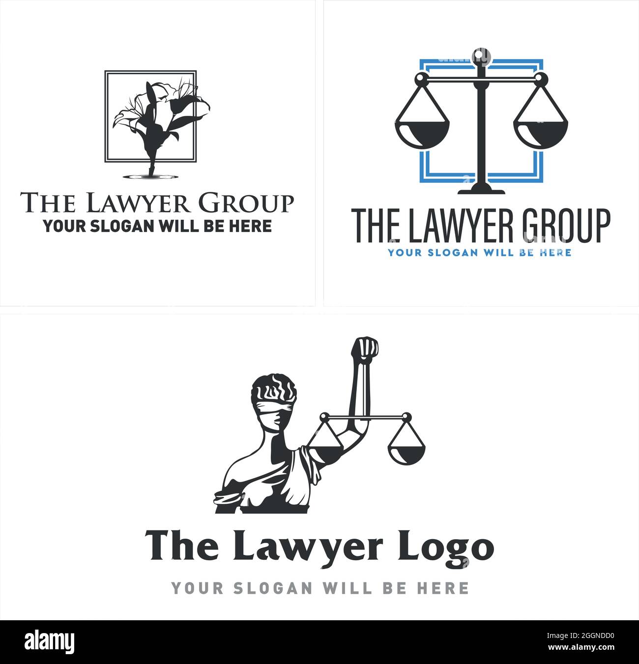 Attorney logo Stock Vector Images Alamy