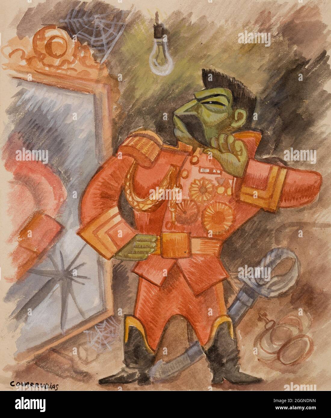 Stalin. Museum: PRIVATE COLLECTION. Author: MIGUEL COVARRUBIAS. Stock Photo