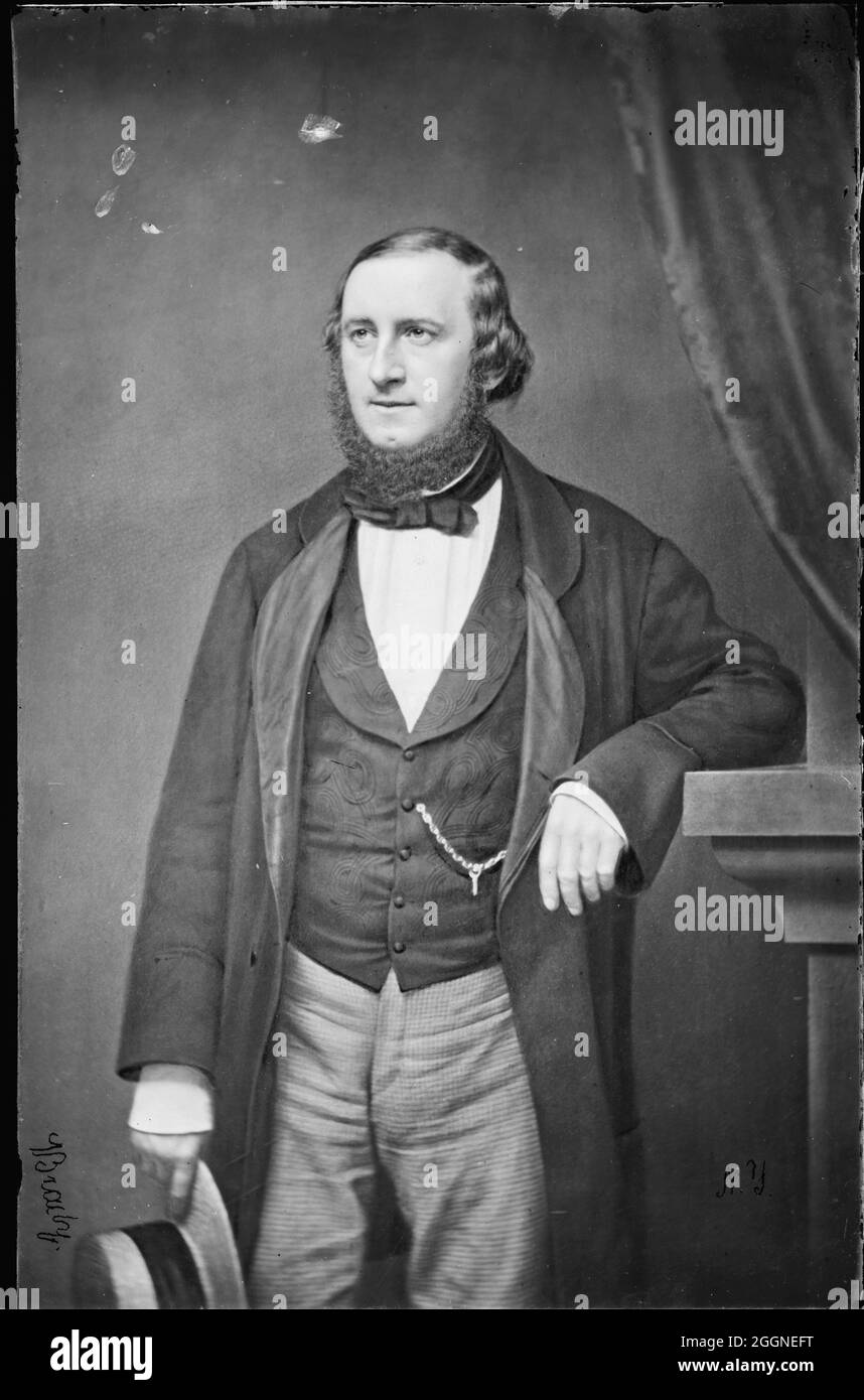 Portrait of the composer William Vincent Wallace (1812-1865). Museum: PRIVATE COLLECTION. Author: MATHEW B. BRADY. Stock Photo