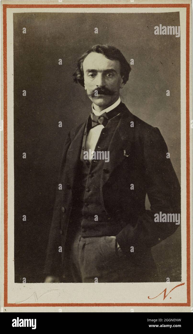 Portrait of Jean-Léon Gérôme (1824-1904). Museum: PRIVATE COLLECTION.  Author: Photo studio Nadar Stock Photo - Alamy