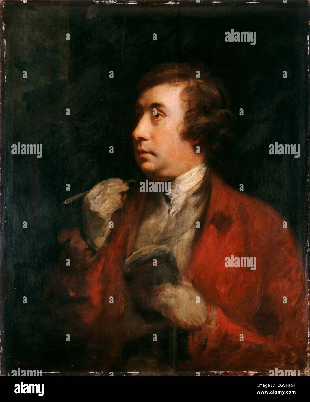 Portrait of Sir William Chambers (1723-1796). Museum: Musée des Beaux-Arts, Bordeaux. Author: SIR JOSHUA REYNOLDS. Stock Photo