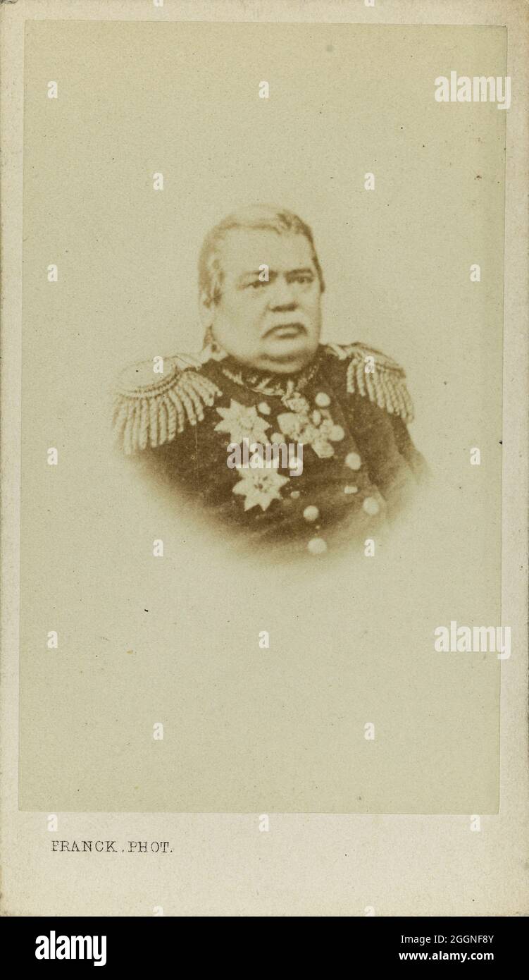 Portrait of Count Nikolay Muravyov-Amursky (1809-1881). Museum: PRIVATE COLLECTION. Author: Franck (François Gobinet de Villechole). Stock Photo