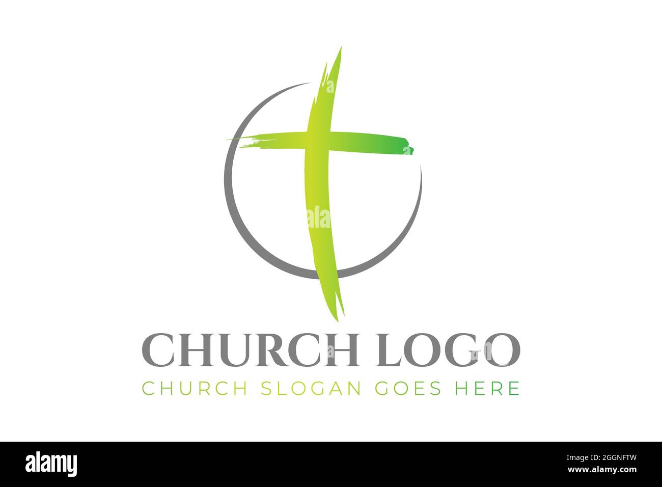 Christian Church Logo Design Stock Vector Image & Art - Alamy