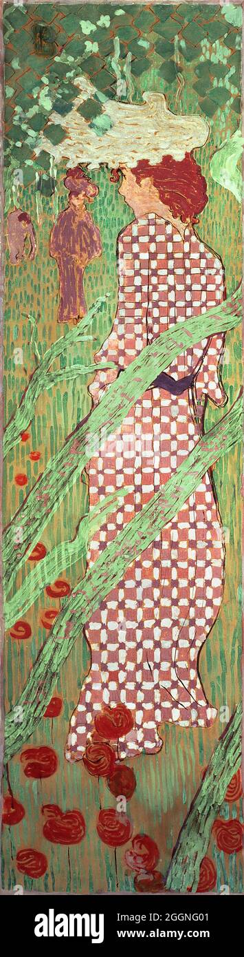 Femmes au jardin: femme à la robe quadrillée (Women in a Garden: Woman in a  Checked Dress). Museum: Musée d'Orsay, Paris. Author: PIERRE BONNARD Stock  Photo - Alamy