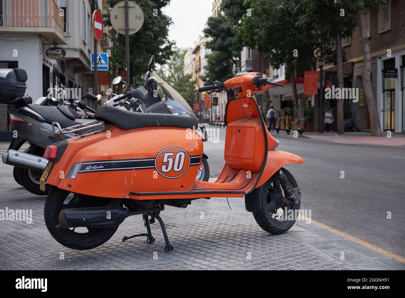 50cc scooter hi-res stock photography and images - Alamy