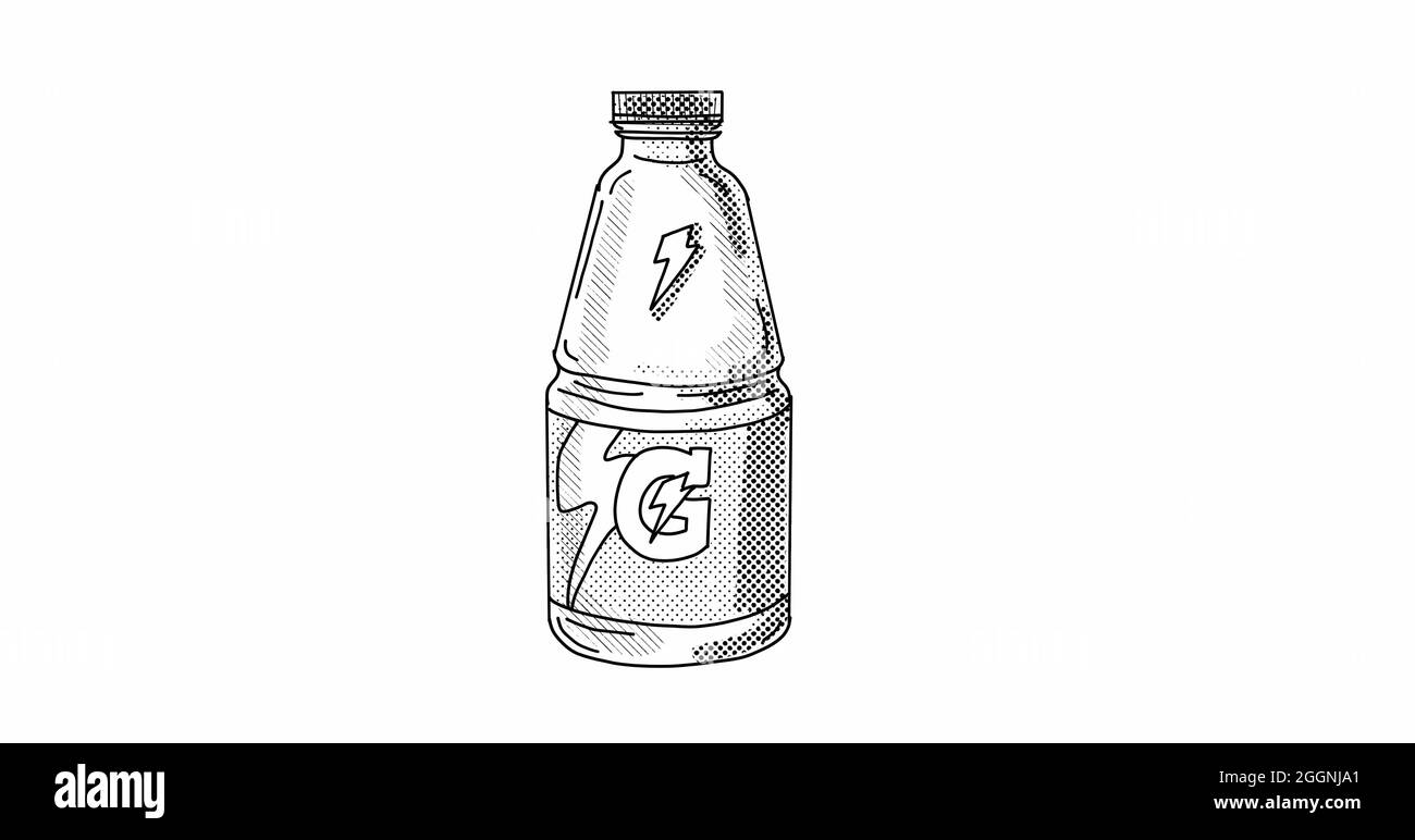 How to draw gatorade