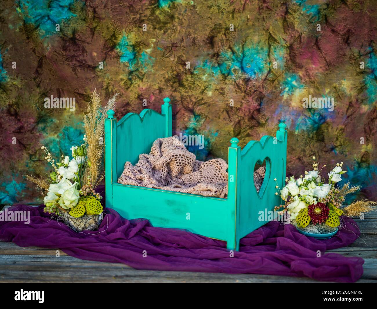 Little baby bed Stock Photo Alamy