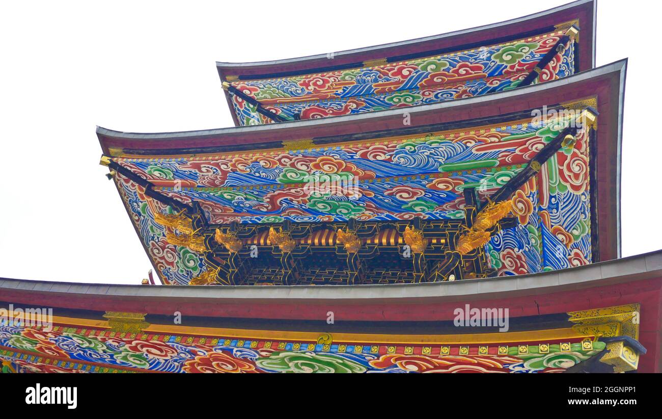 Great Pagoda (Daito), Narita-san Sensoji Temple, Japan Stock Photo