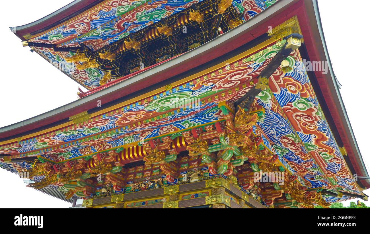 Great Pagoda (Daito), Narita-san Sensoji Temple, Japan Stock Photo