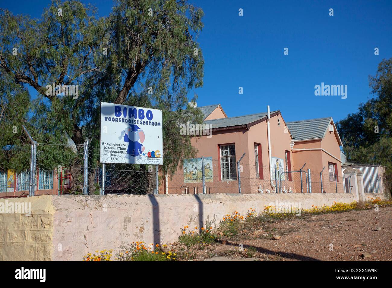 Bimbo Voorskoolse Sentrum pre primary school Okiep, Northern Cape Stock Photo