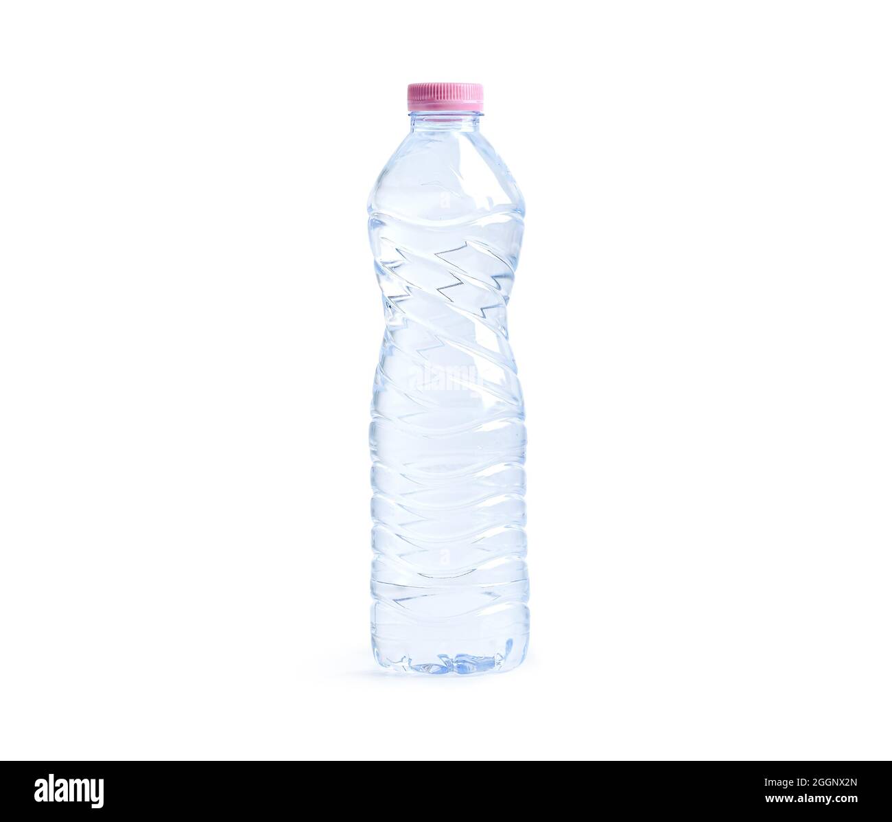 Plastic water bottle isolated on white background with clipping path ...