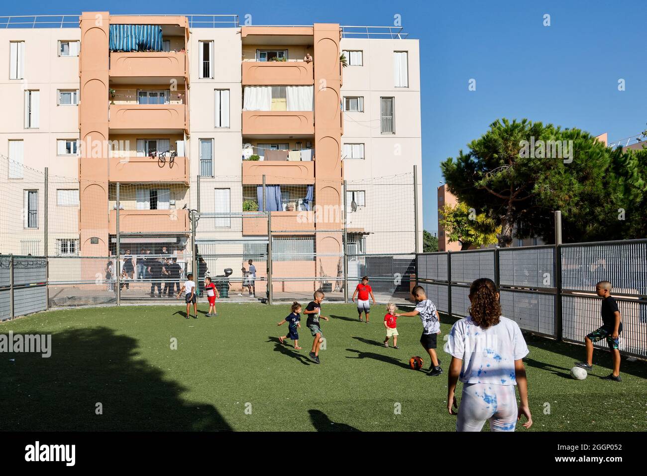 Marseille port football hi-res stock photography and images - Alamy
