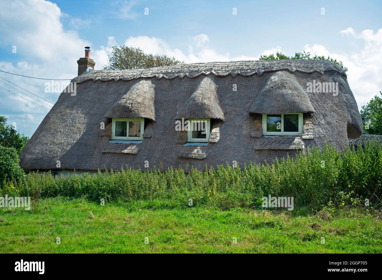 A house in the East Sussex village of Berwick Stock Photo Alamy