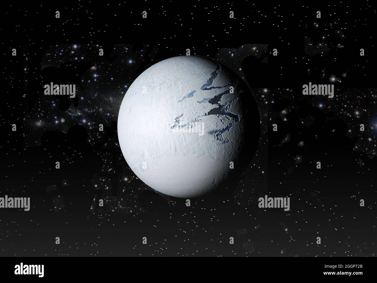 Snowball Earth. Stock Photo