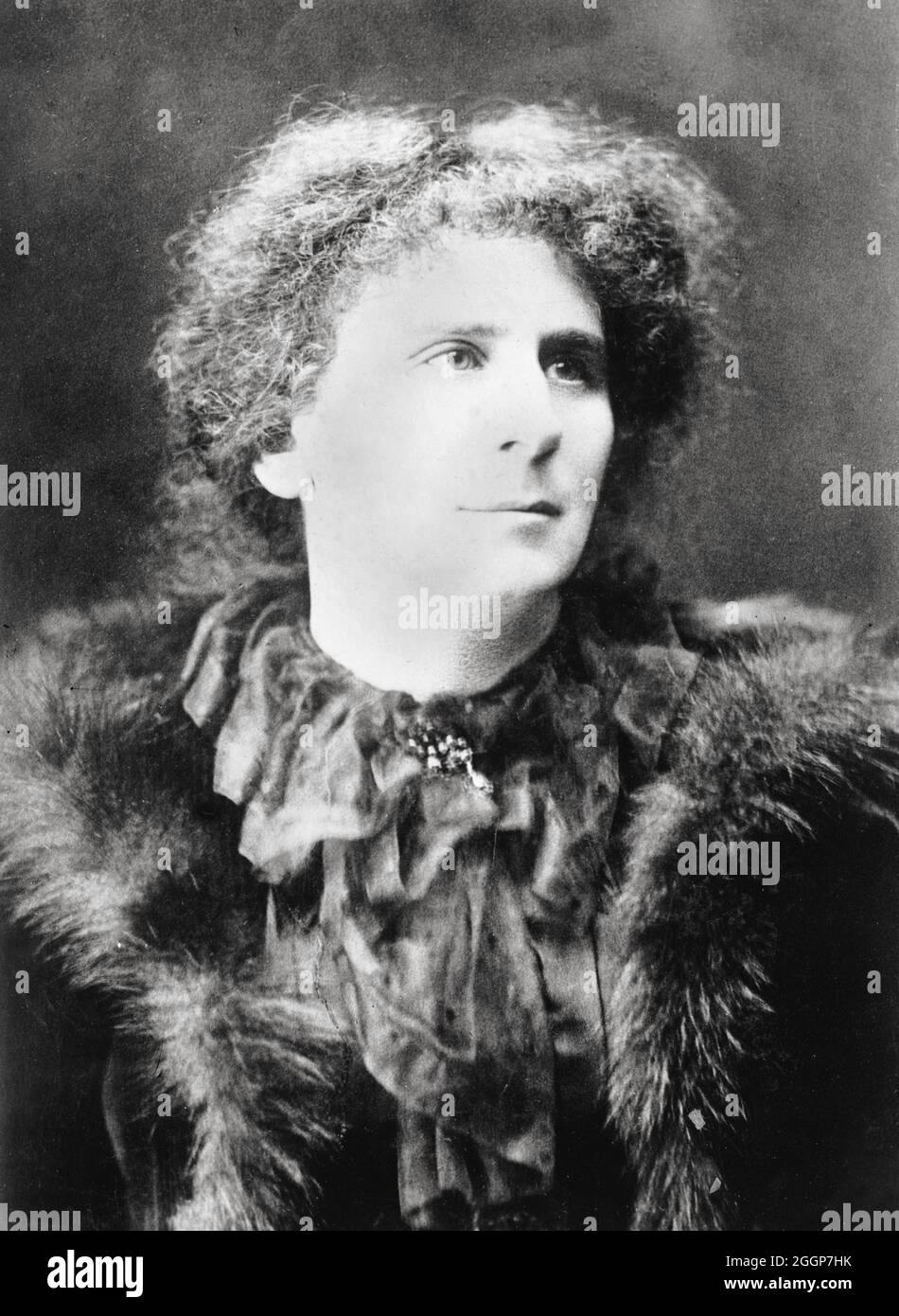 Hertha Ayrton, (1854-1923) was a British mathematician and physicist who was awarded the Hughes Medal by the Royal Society for her work on electric arcs and ripple marks in sand and water. Stock Photo