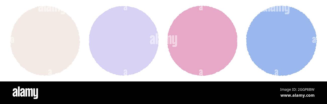 Brush Circle Logo Template Vector Stock Vector Image & Art - Alamy