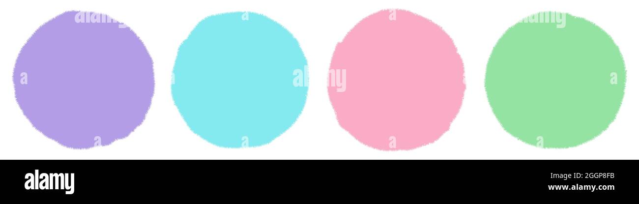 Brush Circle Logo Template Vector Stock Vector Image & Art - Alamy