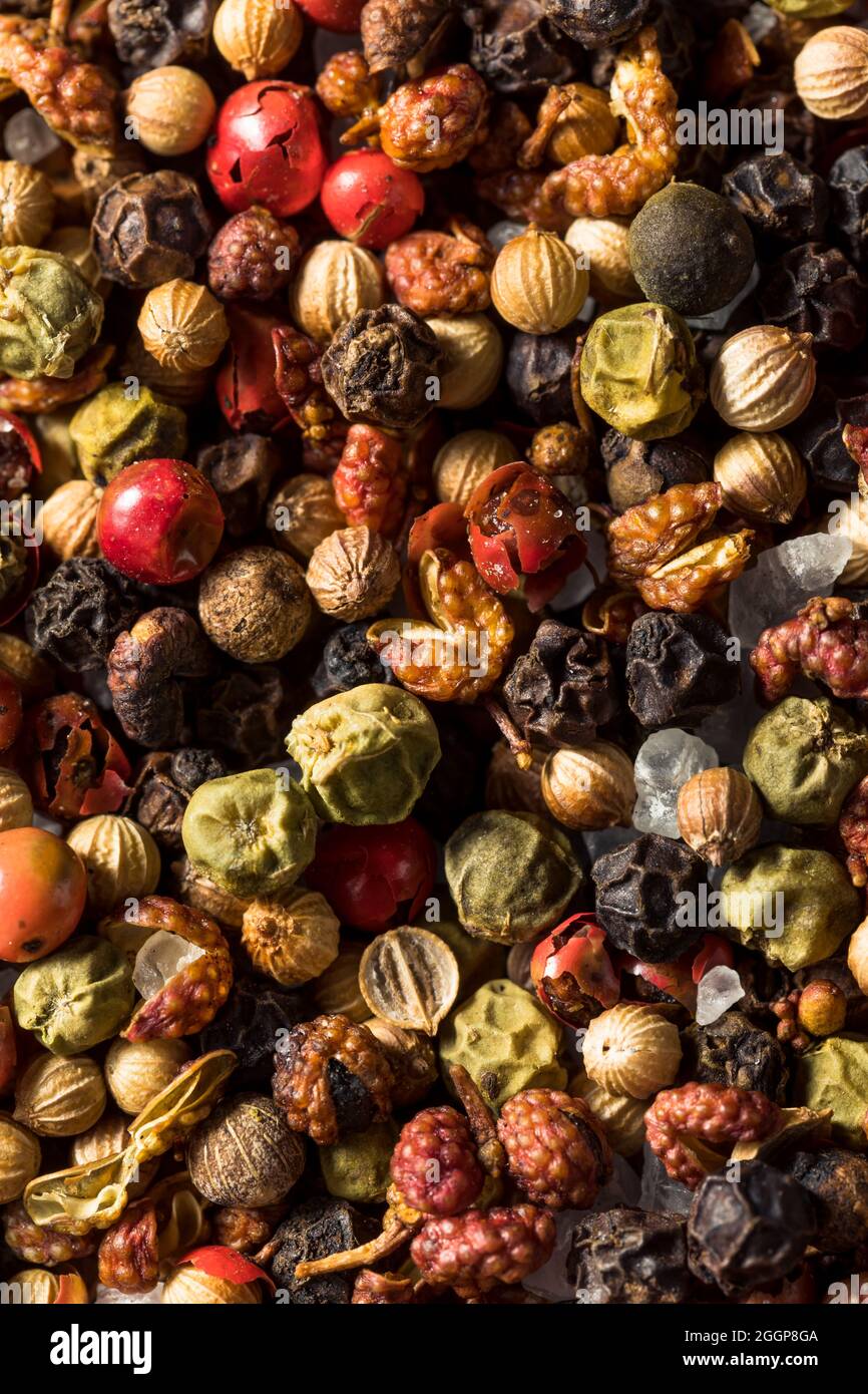 Raw Dry Organic Sichuan Peppercorn Mix in a Bowl Stock Photo Alamy