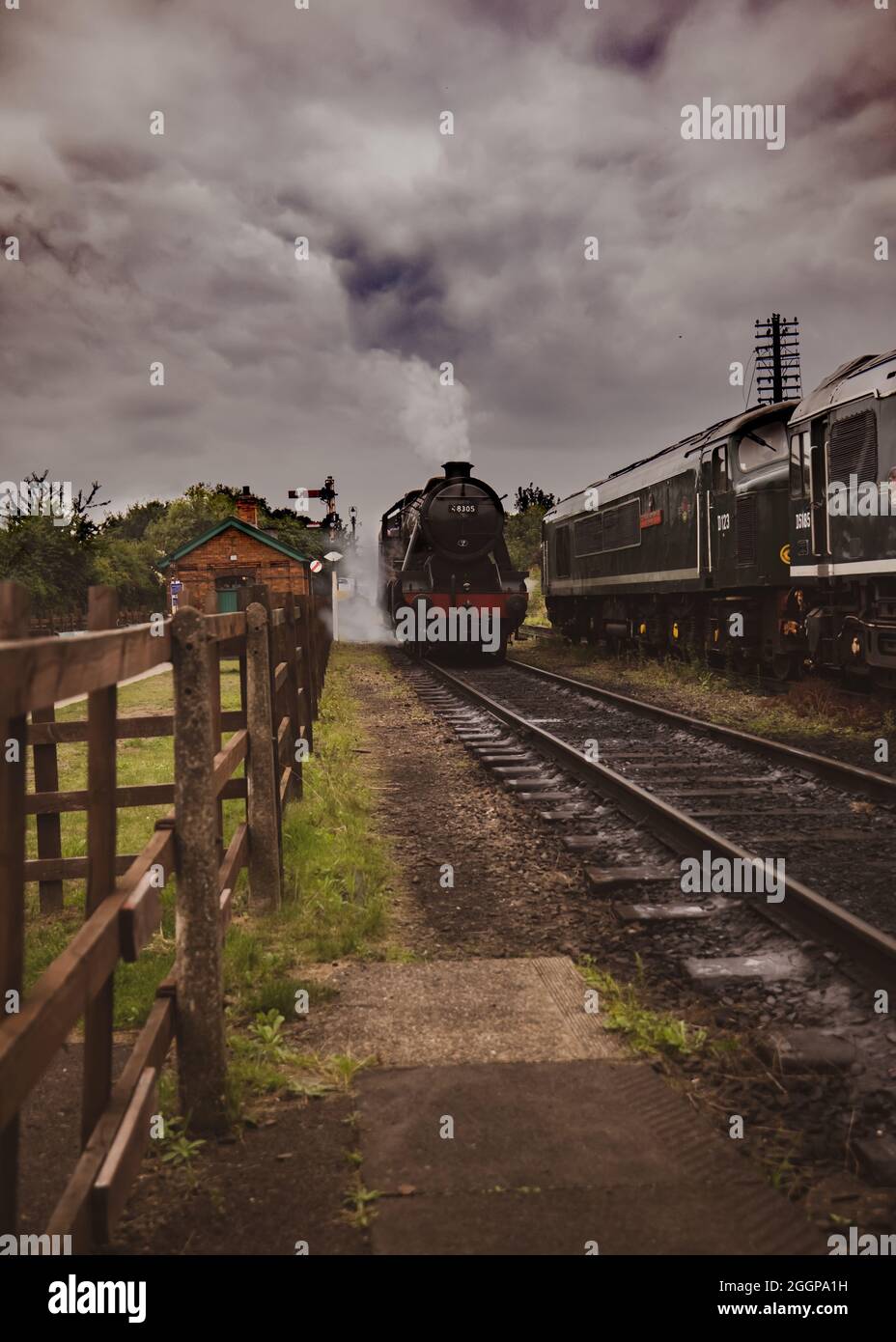 Steam Train Stock Photo