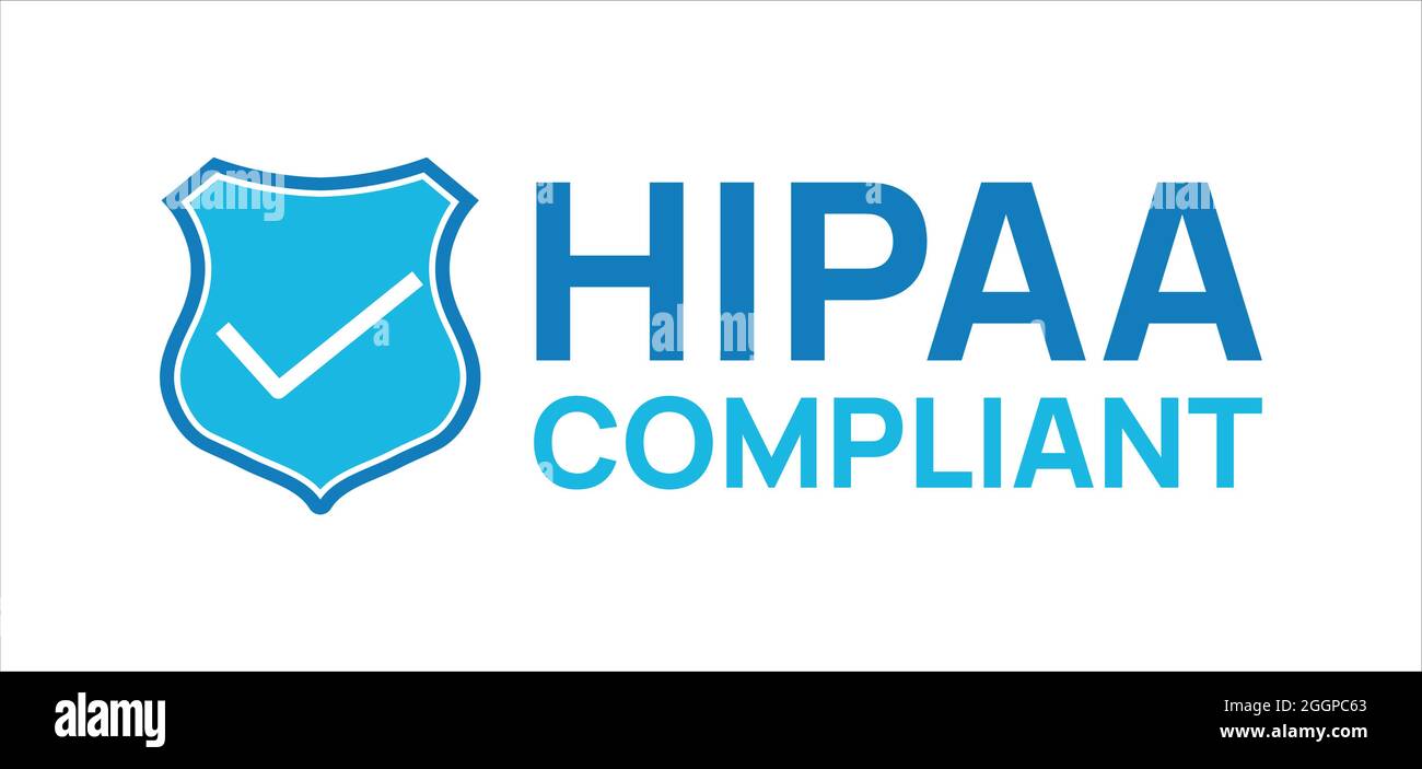 HIPAA Compliant Icon Stock Vector