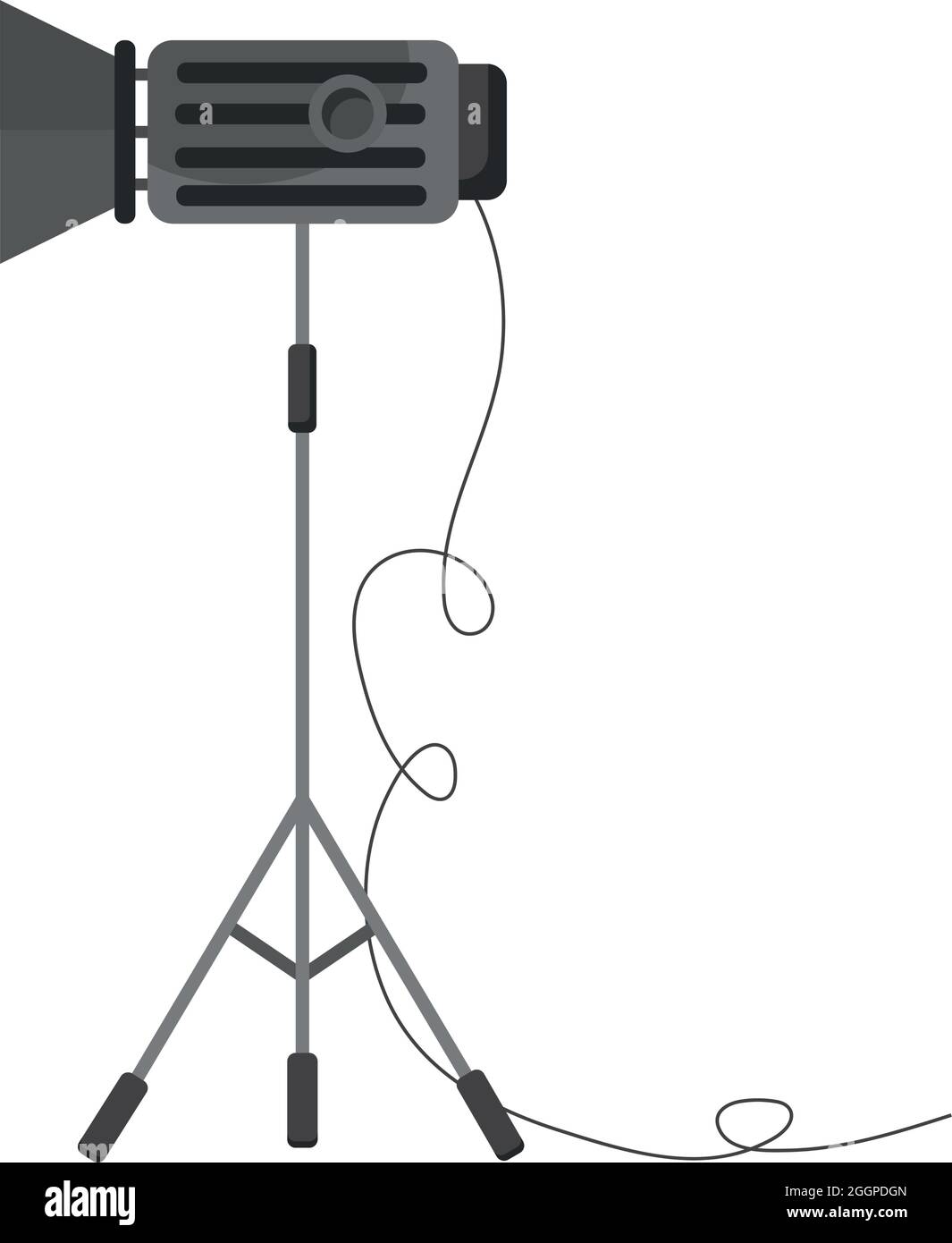 spotlight device with cable Stock Vector Image & Art Alamy