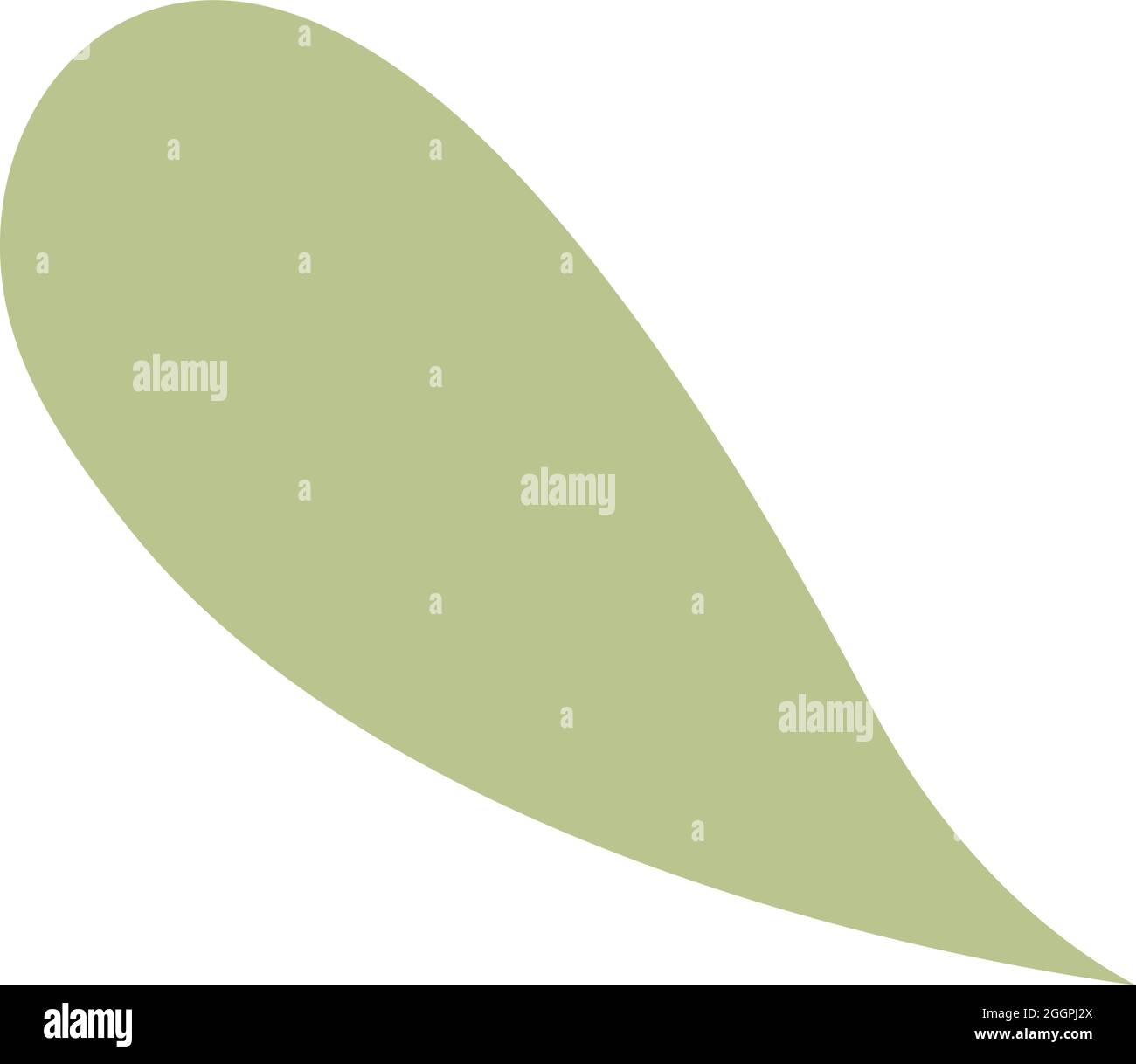 Cartoon green tea leaf Stock Vector Images - Alamy