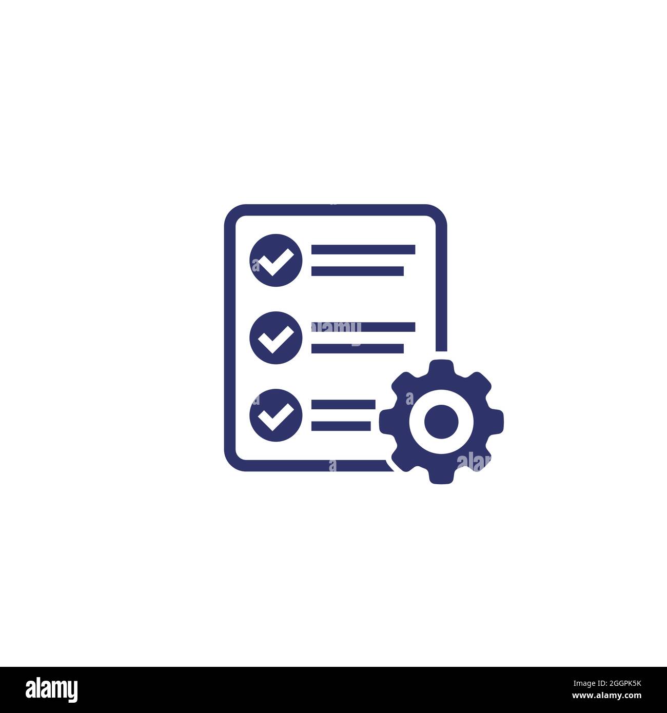Procedures and operations icon, vector Stock Vector Image & Art - Alamy