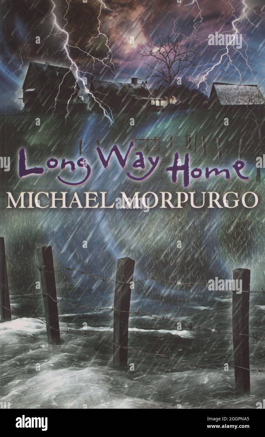 The book, Long way home by Michael Morpurgo Stock Photo