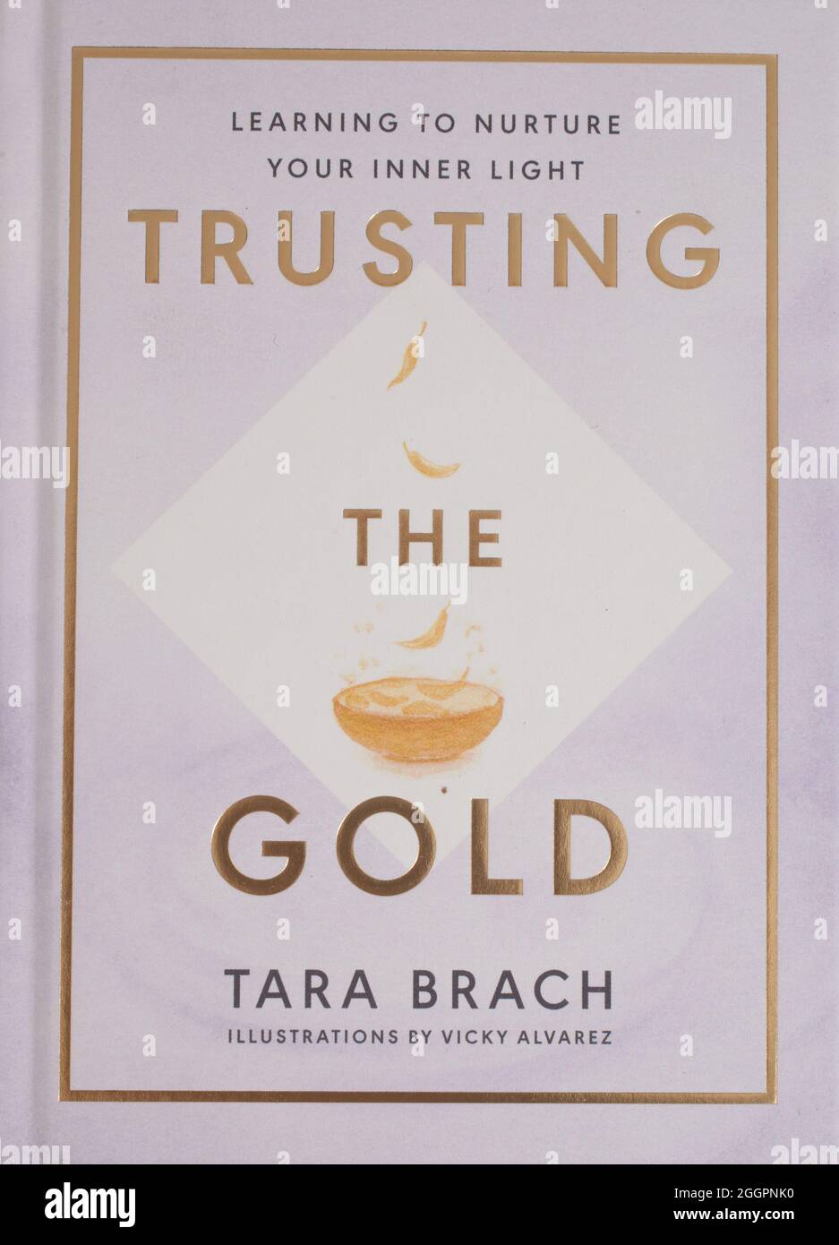 The book, Trusting the Gold by Tara Brach Stock Photo