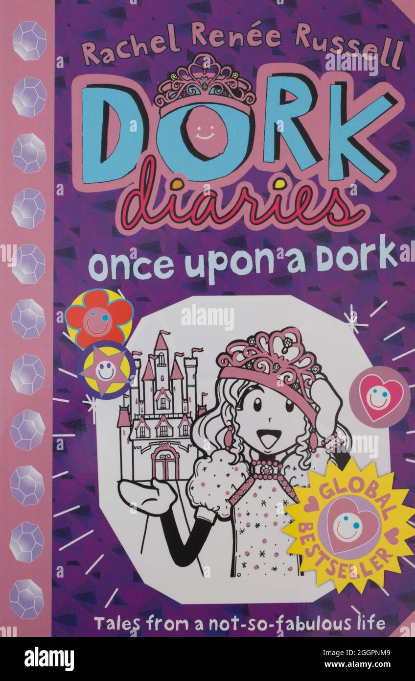 The book, Once Upon a Dork, The Dork Diaries by Rachel Renee Russell Stock Photo