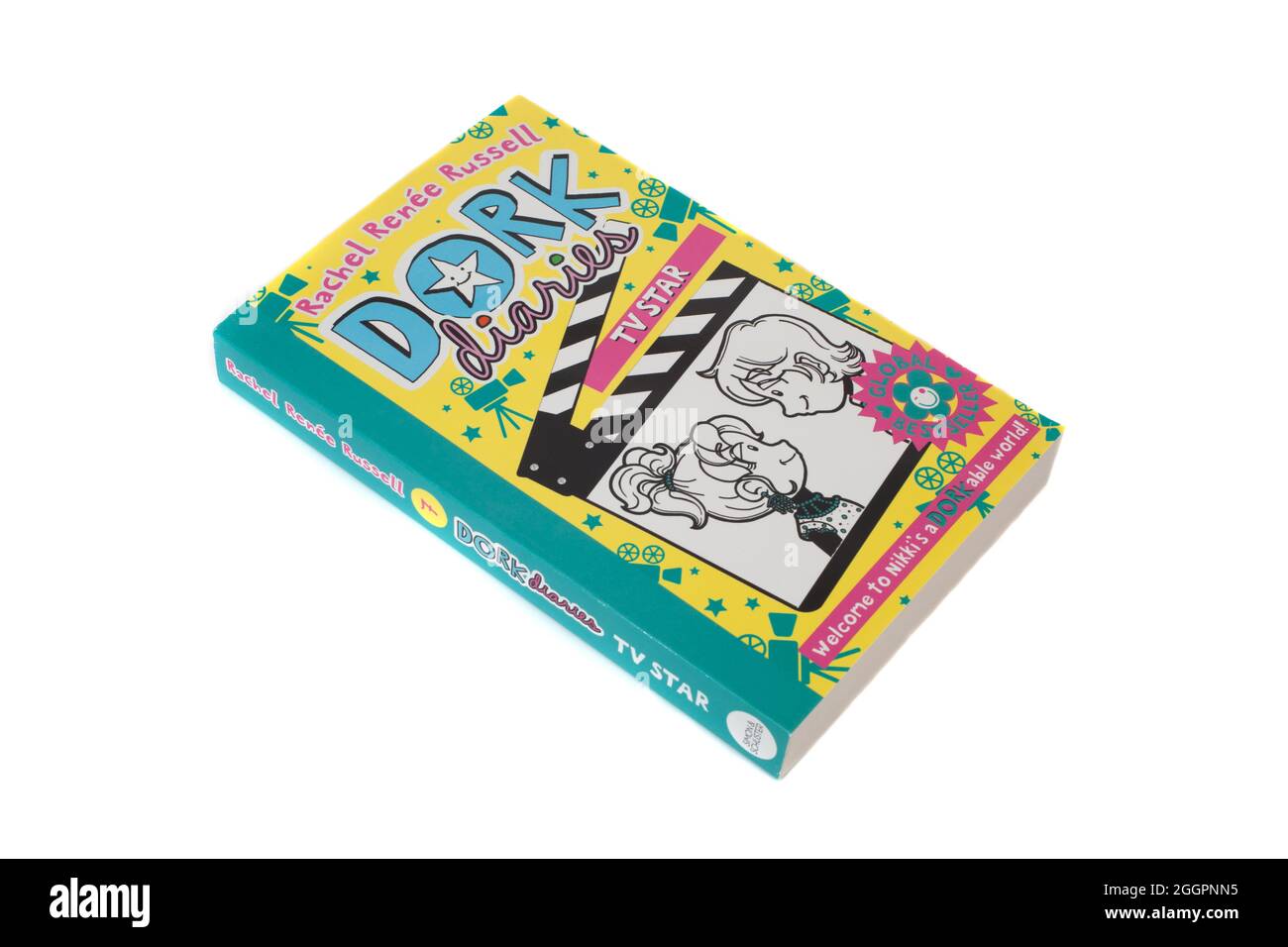 The book, TV Star, The Dork Diaries by Rachel Renee Russell Stock Photo